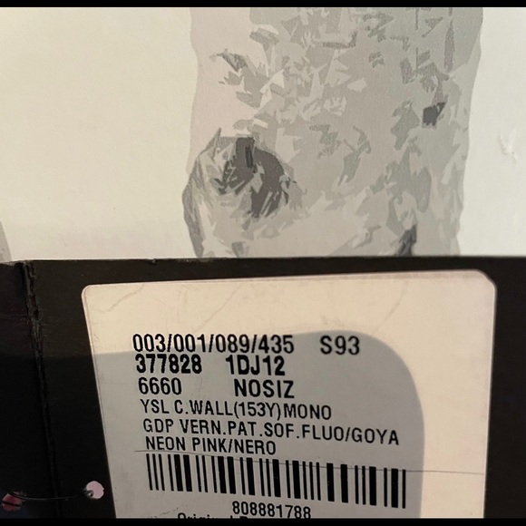 Matelasse Chevron Monogram Chain Wallet Neon Pink - Picture 13 of 14